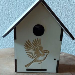 Vogelhuisje met vogelgeluiden