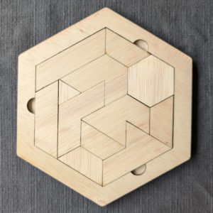 houten HexaLogic puzzel