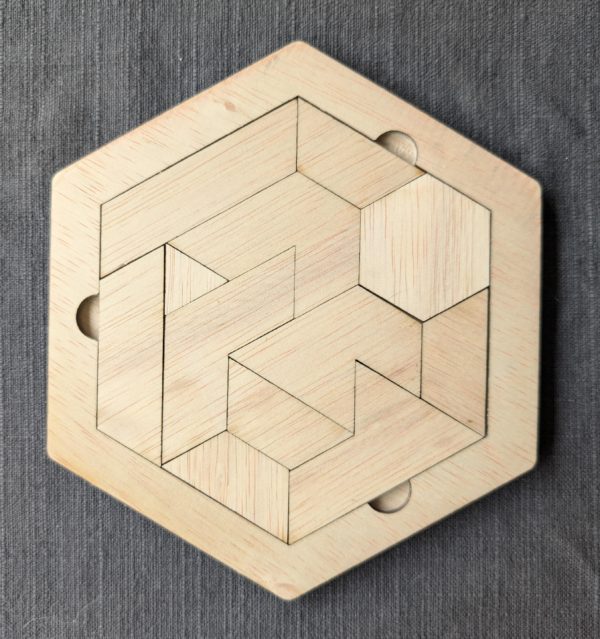 houten HexaLogic puzzel